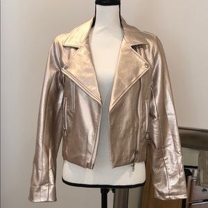Faux leather jacket